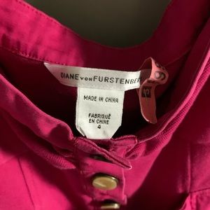 Diane Von Furstenberg - size 4 Magenta Dress